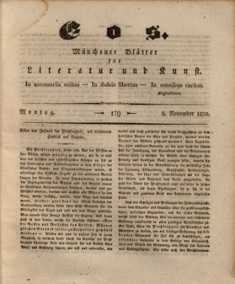 Eos Montag 8. November 1830