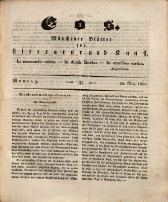 Eos Montag 30. Mai 1831