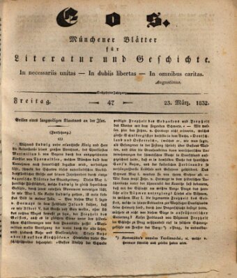 Eos Freitag 23. März 1832