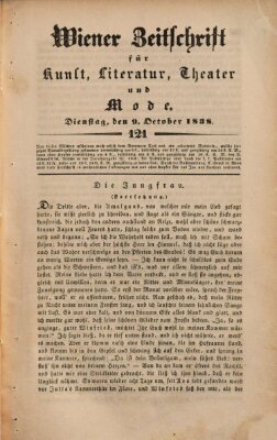 Wiener Zeitschrift für Kunst, Literatur, Theater und Mode Dienstag 9. Oktober 1838