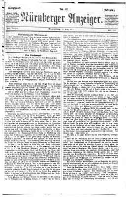 Nürnberger Anzeiger Donnerstag 23. März 1871
