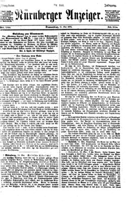 Nürnberger Anzeiger Donnerstag 25. Mai 1871
