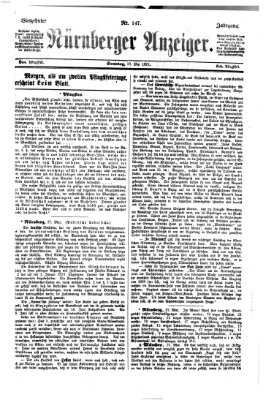 Nürnberger Anzeiger Sonntag 28. Mai 1871