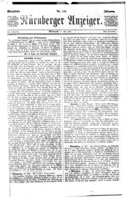 Nürnberger Anzeiger Mittwoch 31. Mai 1871