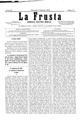 La frusta Donnerstag 5. Januar 1871