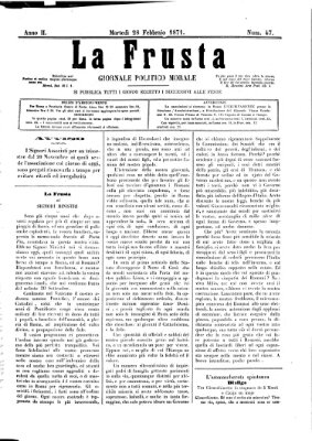 La frusta Dienstag 28. Februar 1871