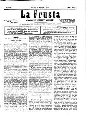 La frusta Donnerstag 1. Juni 1871