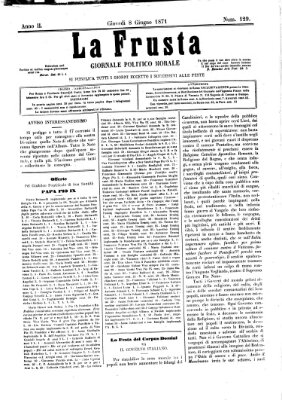 La frusta Donnerstag 8. Juni 1871