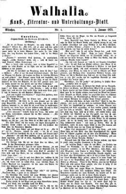 Walhalla (Der Bayerische Landbote) Sonntag 1. Januar 1871