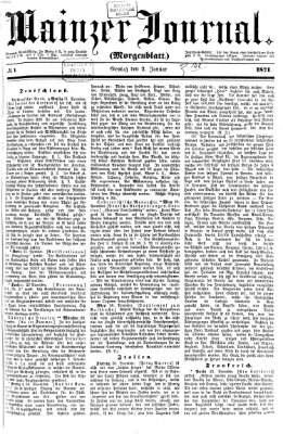 Mainzer Journal Montag 2. Januar 1871
