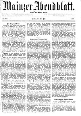 Mainzer Journal Freitag 28. Juli 1871