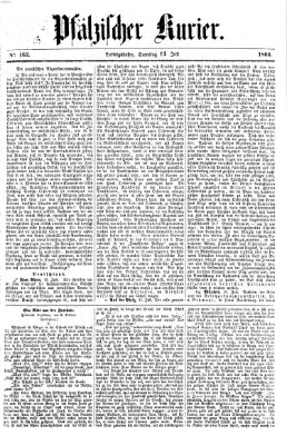 Pfälzischer Kurier Samstag 14. Juli 1866