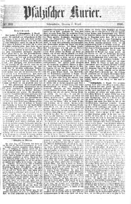 Pfälzischer Kurier Dienstag 7. August 1866