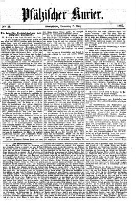 Pfälzischer Kurier Donnerstag 7. März 1867