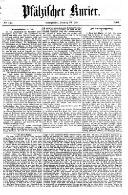 Pfälzischer Kurier Dienstag 16. Juli 1867