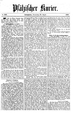 Pfälzischer Kurier Donnerstag 29. August 1867