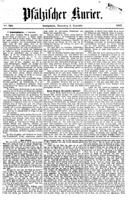 Pfälzischer Kurier Donnerstag 5. September 1867