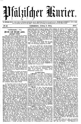 Pfälzischer Kurier Freitag 3. März 1871