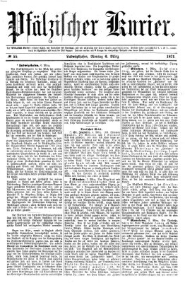 Pfälzischer Kurier Montag 6. März 1871
