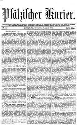 Pfälzischer Kurier Donnerstag 8. Juni 1871