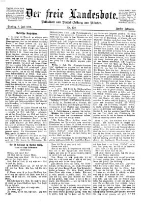 Der freie Landesbote Samstag 8. Juli 1871