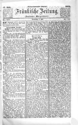Fränkische Zeitung (Ansbacher Morgenblatt) Donnerstag 6. Juli 1871