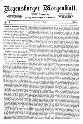 Regensburger Morgenblatt Donnerstag 12. Januar 1871