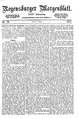 Regensburger Morgenblatt Freitag 13. Januar 1871
