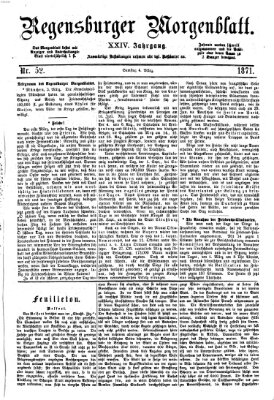 Regensburger Morgenblatt Samstag 4. März 1871