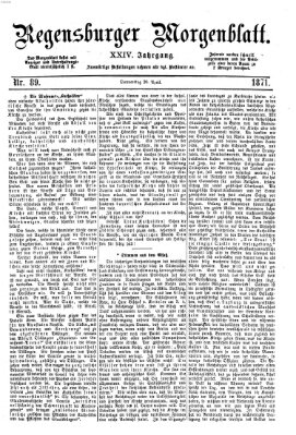 Regensburger Morgenblatt Donnerstag 20. April 1871