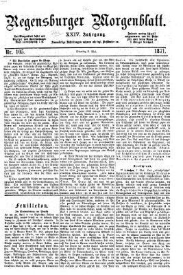 Regensburger Morgenblatt Dienstag 9. Mai 1871
