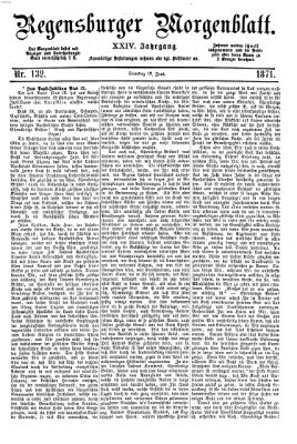 Regensburger Morgenblatt Dienstag 13. Juni 1871
