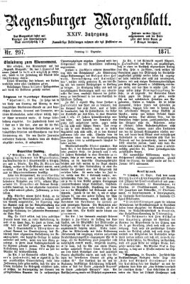 Regensburger Morgenblatt Sonntag 31. Dezember 1871