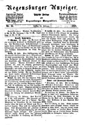 Regensburger Anzeiger Freitag 24. Februar 1871