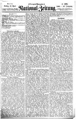 Nationalzeitung Freitag 20. April 1866