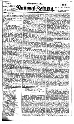 Nationalzeitung Mittwoch 12. Oktober 1870