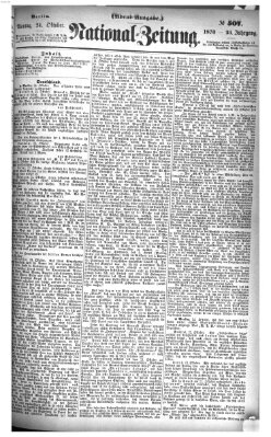 Nationalzeitung Montag 24. Oktober 1870