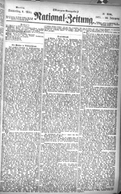Nationalzeitung Donnerstag 9. März 1871
