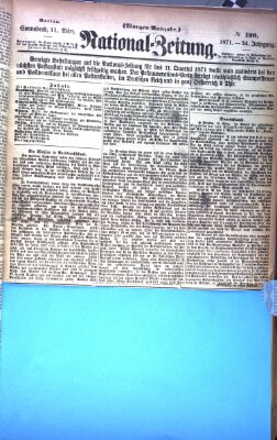 Nationalzeitung Samstag 11. März 1871