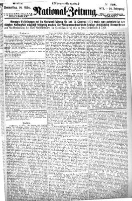 Nationalzeitung Donnerstag 16. März 1871