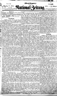 Nationalzeitung Montag 27. März 1871