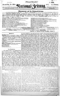 Nationalzeitung Donnerstag 30. März 1871