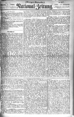 Nationalzeitung Dienstag 24. Oktober 1865