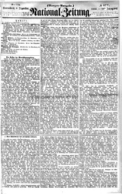 Nationalzeitung Samstag 9. Dezember 1865
