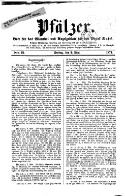 Pfälzer Freitag 5. Mai 1871