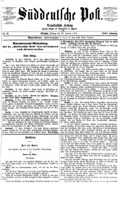 Süddeutsche Post Freitag 13. Januar 1871