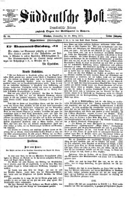 Süddeutsche Post Donnerstag 30. März 1871