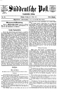 Süddeutsche Post Dienstag 9. Mai 1871