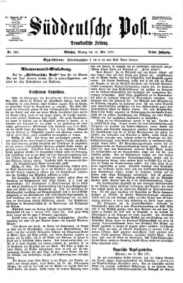 Süddeutsche Post Montag 15. Mai 1871