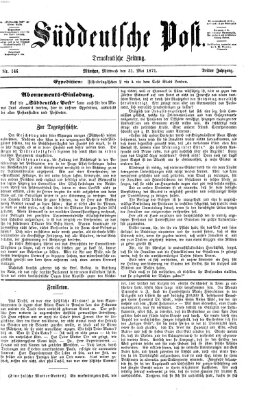 Süddeutsche Post Mittwoch 31. Mai 1871
